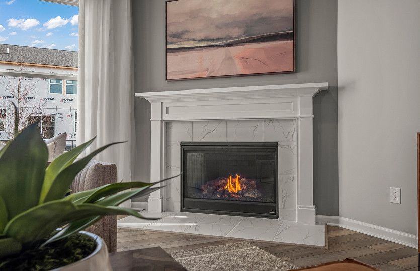 Gathering Room Fireplace