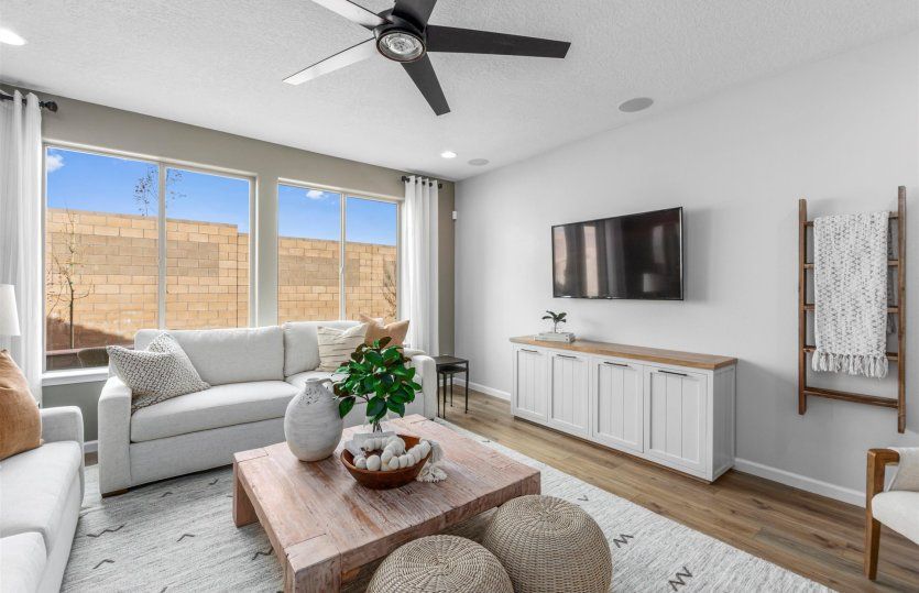 Enjoy spending time with family and friends in the large gathering room.