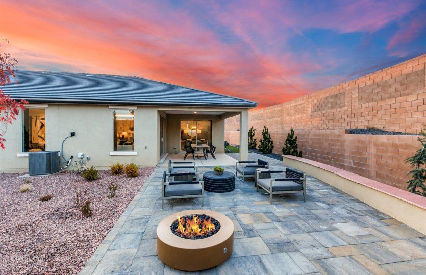 Outdoor entertaining is fun thanks to the versatile covered patio and large backyard.