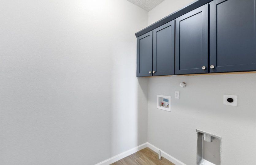 Laundry room located conveniently on the second floor close to the owner's suite and secondary bedro