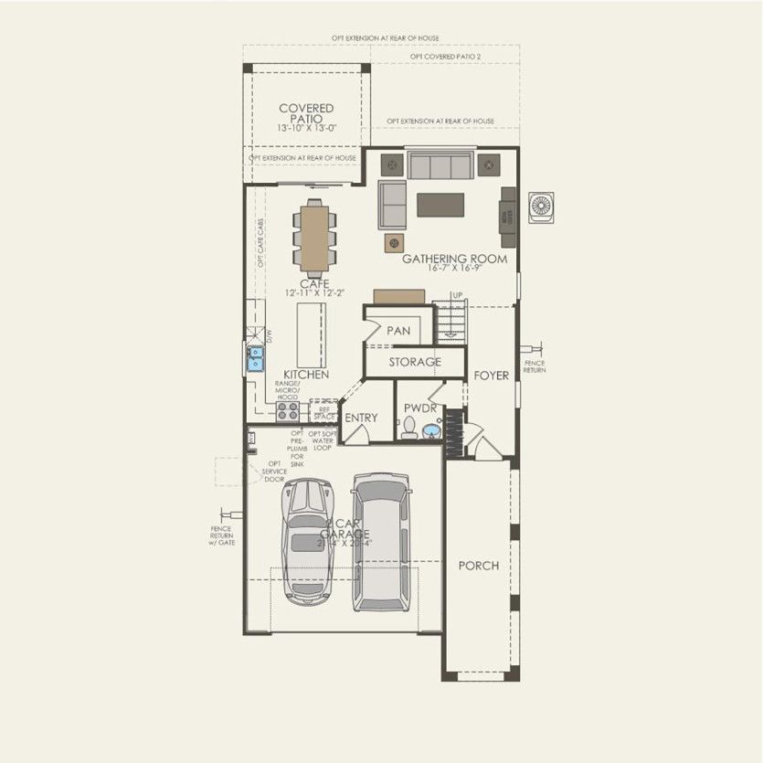 First Floor 3 br / 2 ba