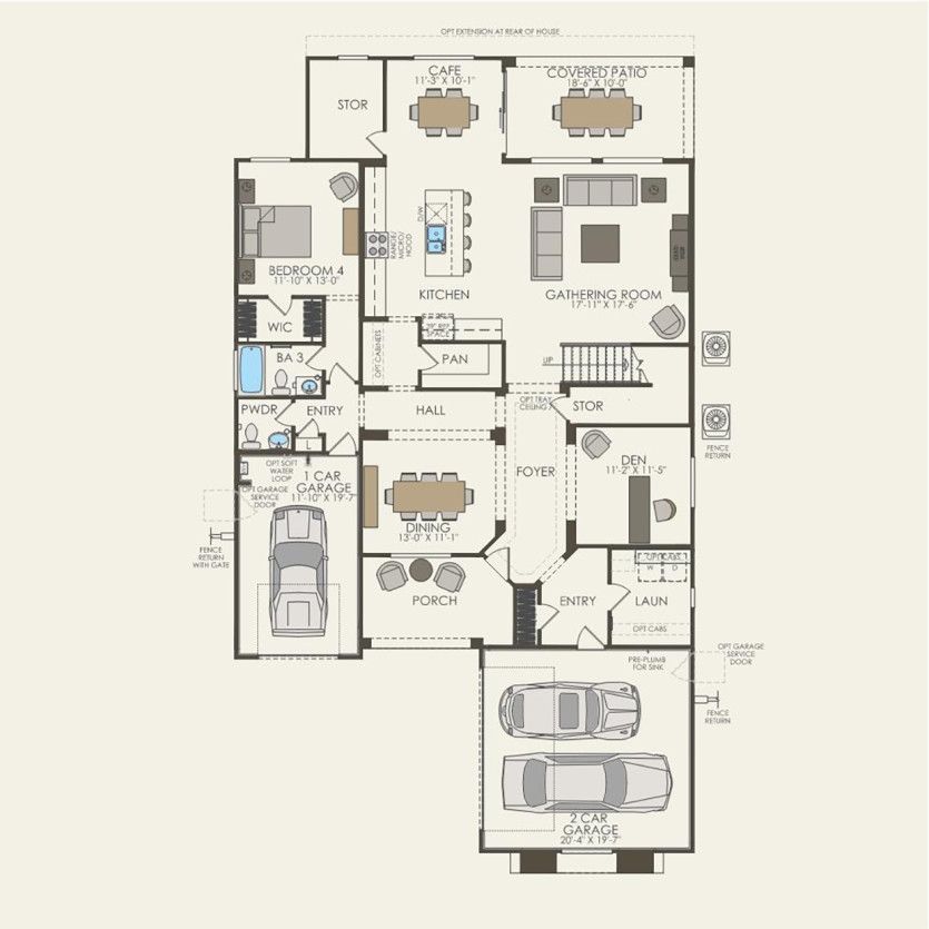 First Floor 4 br / 3.5 ba