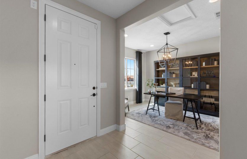 Enter the Prato to a welcoming foyer.