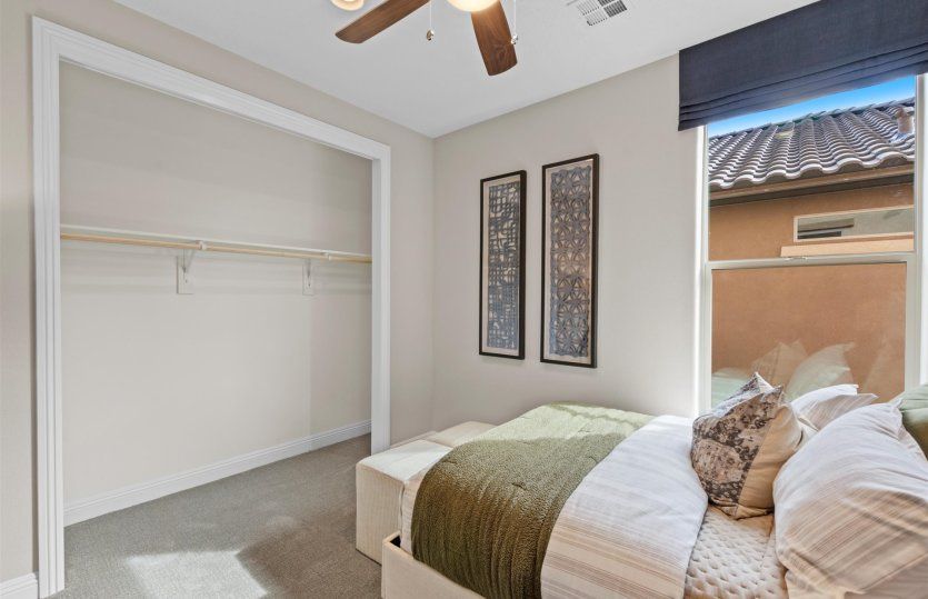 The Prato design offers the flexibility for a larger garage, or convert this space to a first-floor