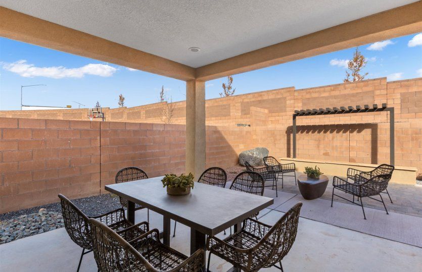 Spend your evenings relaxing on the large covered patio and enjoying the beautiful New Mexico weathe