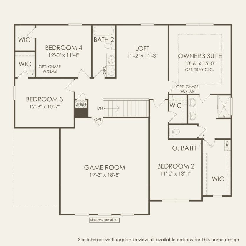 Second Floor 4 br / 2.5 ba