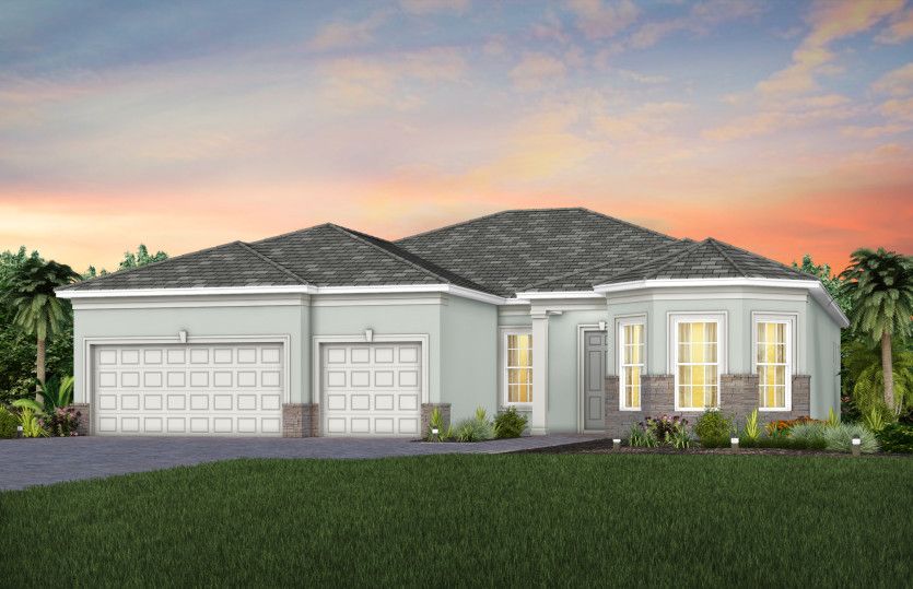 Stellar Exterior FM2 with stone