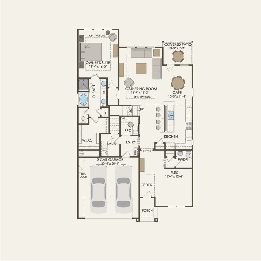 First Floor 4 br / 2.5 ba