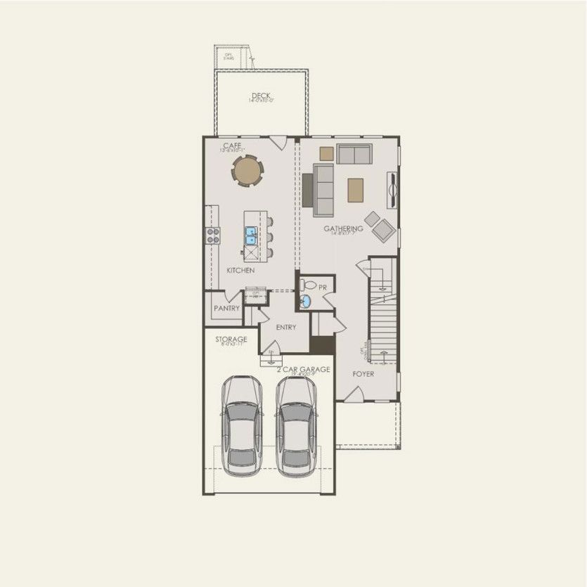 First Floor 3 br / 2.5 ba