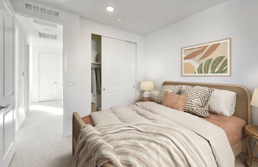 Bedroom 2 is perfectly suited for a children's bedroom or hosting overnight guests.