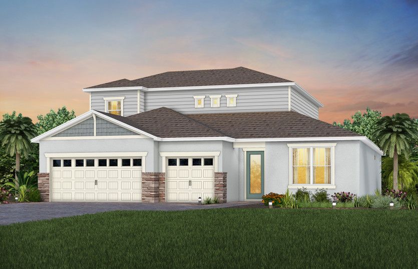 Ashby Grand Exterior C1 with Stone