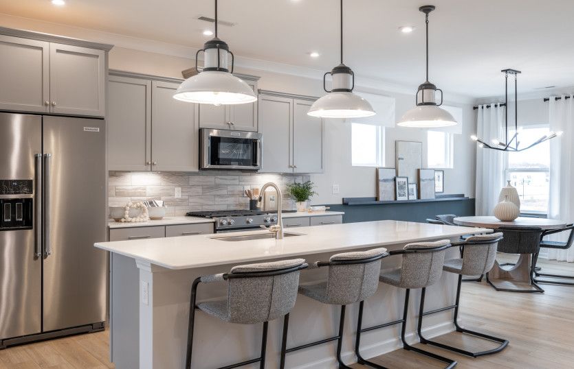 Open Kitchen with Large Island