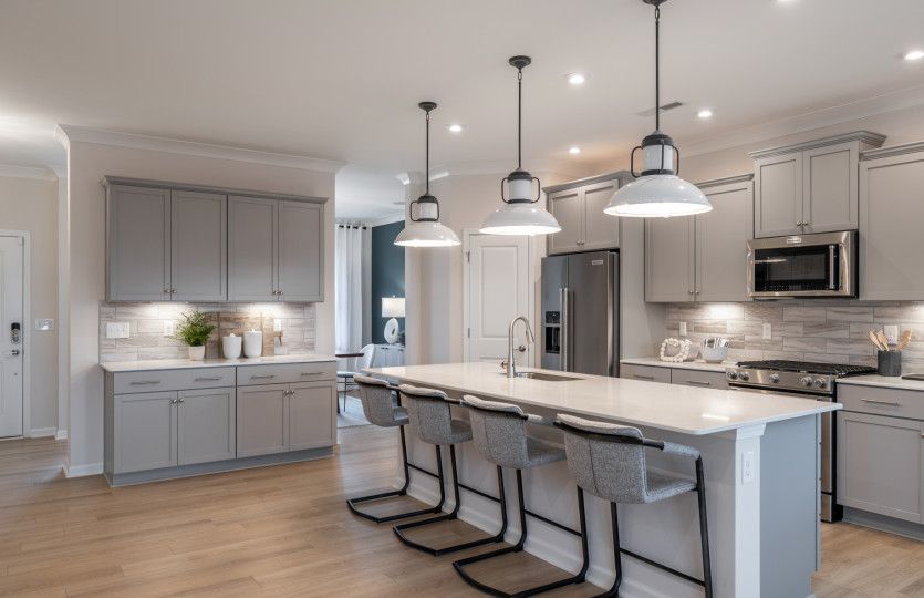 Open Kitchen with Large Island