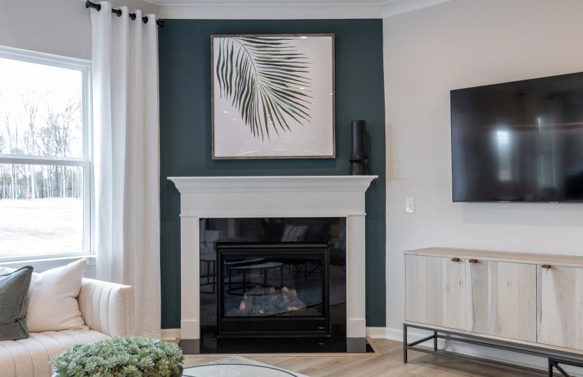 Optional Corner Fireplace in Great Room