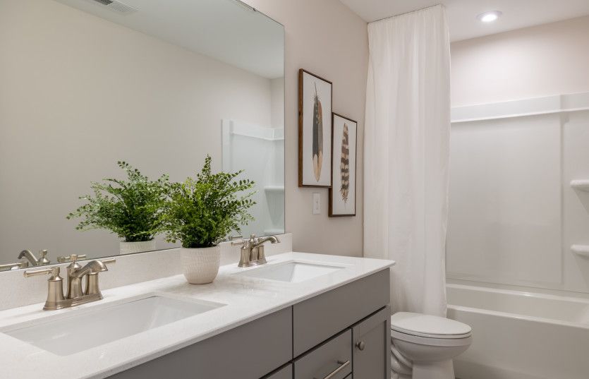 Roomy Secondary Bathroom