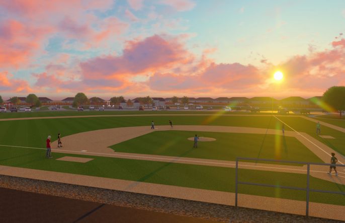 Onsite sports field rendering