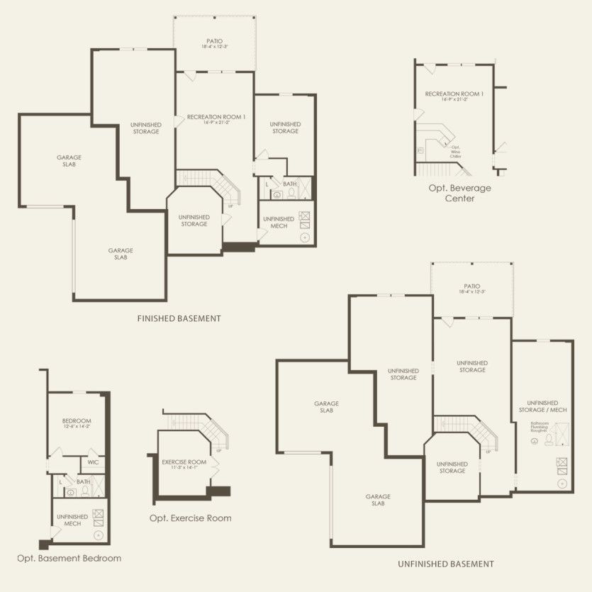 Basement 5 br / 4 ba