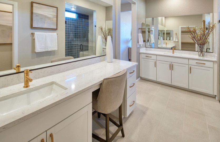 Owner's Bathroom dual vanities