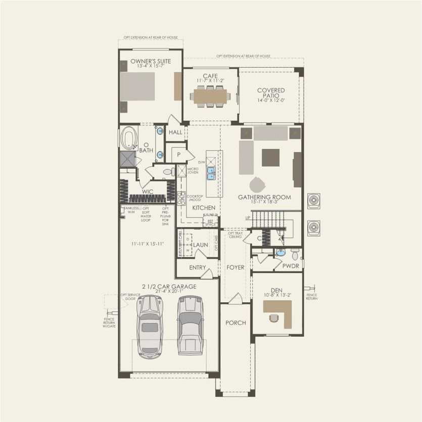 First Floor 4 br / 2.5 ba