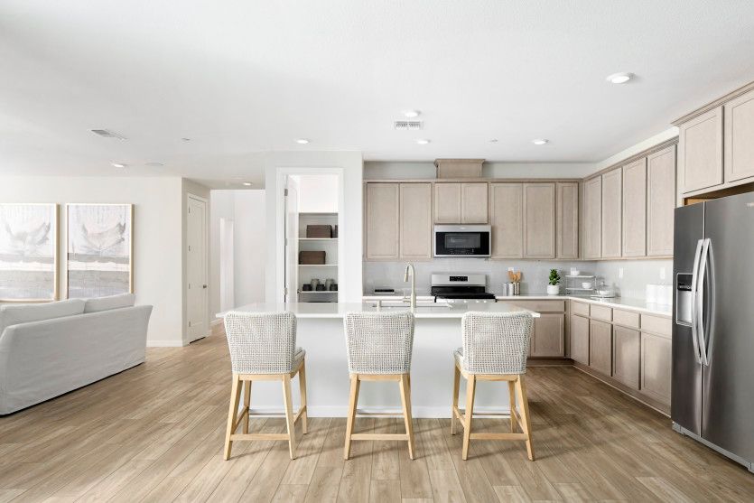 Gorgeous kitchen with large island