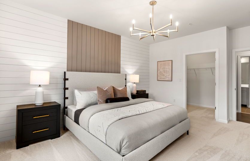 Spacious owner's bedroom