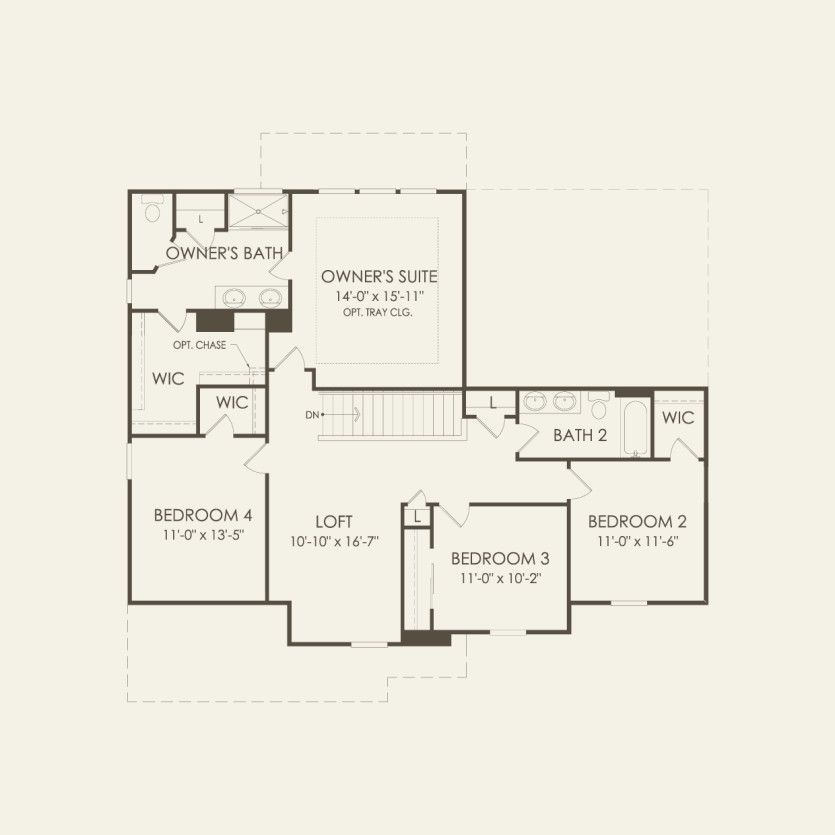 Second Floor 4 br / 2.5 ba