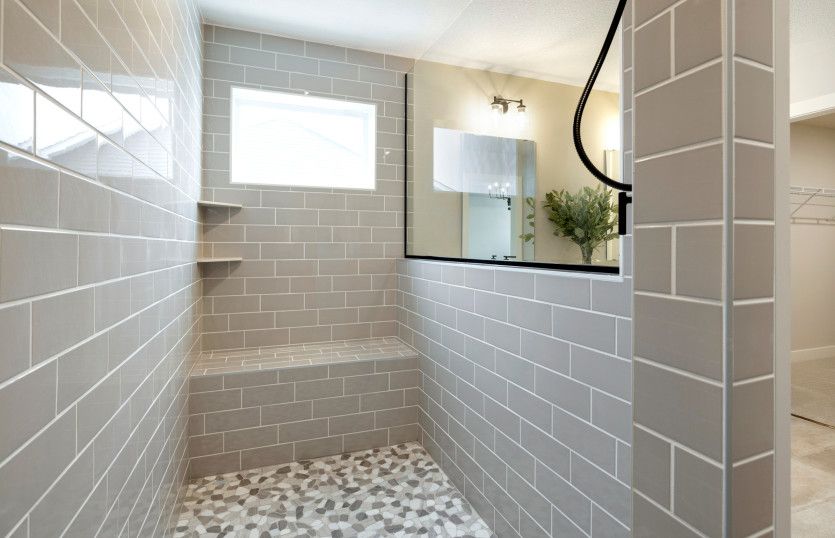Owner's Bath Suite with Spacious Tile Shower