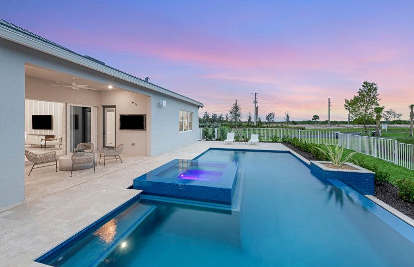 Backyard with Swimming Pool