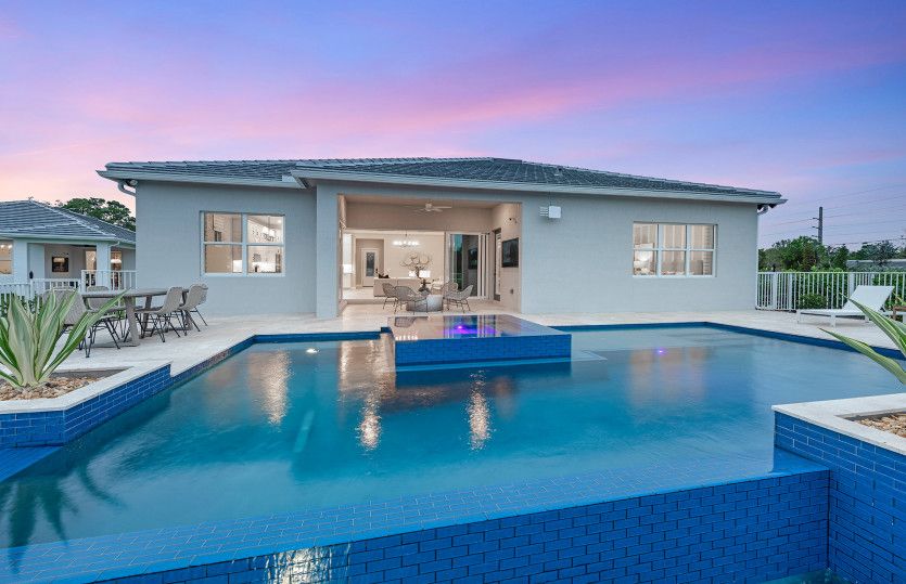 Backyard with Swimming Pool