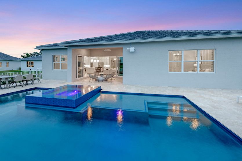 Backyard with Swimming Pool