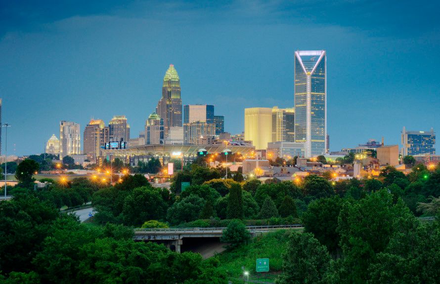 13 Miles to Uptown Charlotte