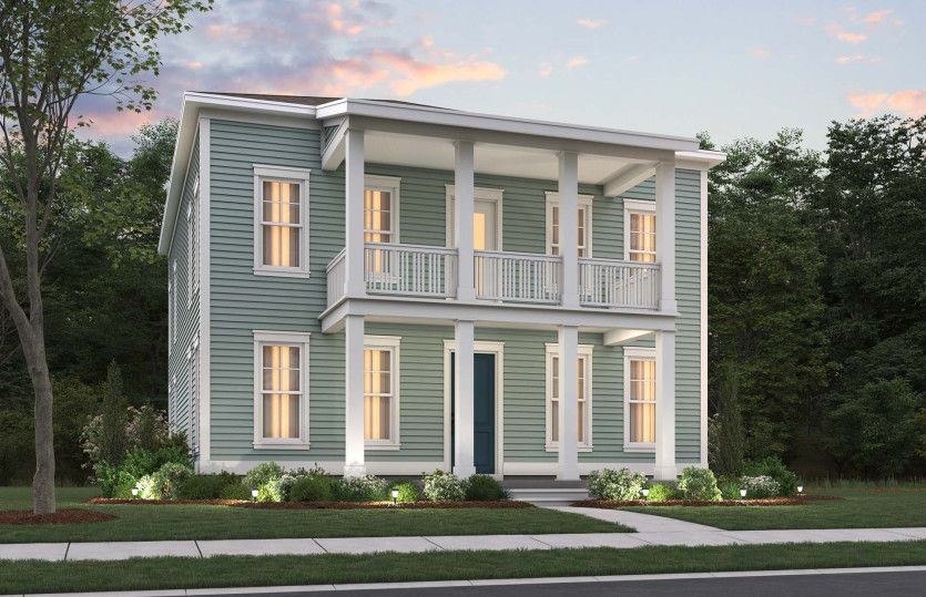Primrose Exterior 25 with dual front porches