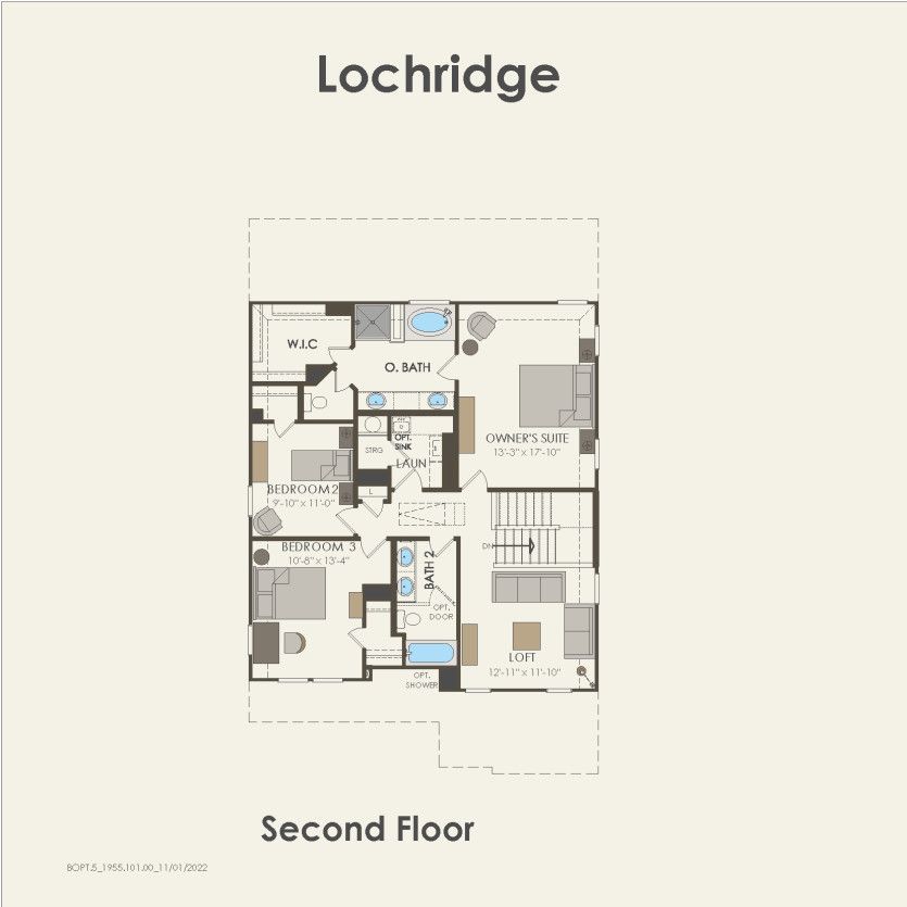 Second Floor 4 br / 3 ba