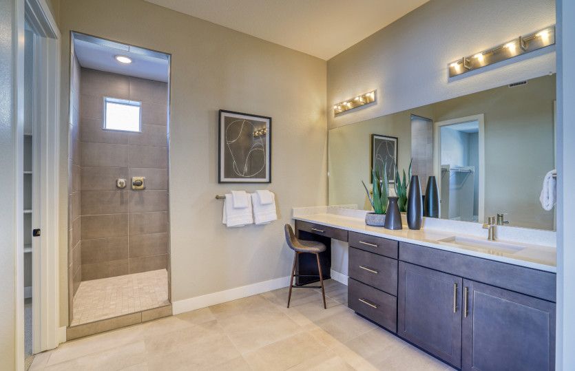 Enjoy a functional, walk-in shower in the owner's bath.