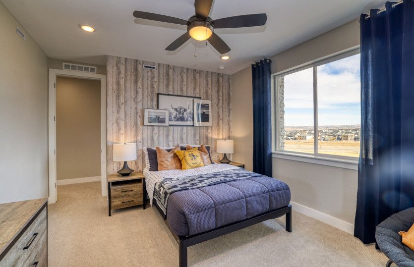 Older children will love the upstairs bedroom with an attached bathroom.