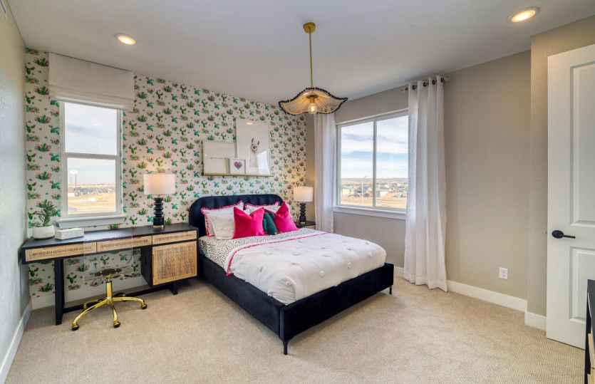 The secondary bedrooms are perfectly suited for a children's bedroom or hosting overnight guests.