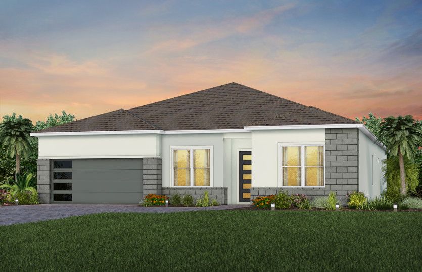 Easley MD1 with stone Exterior