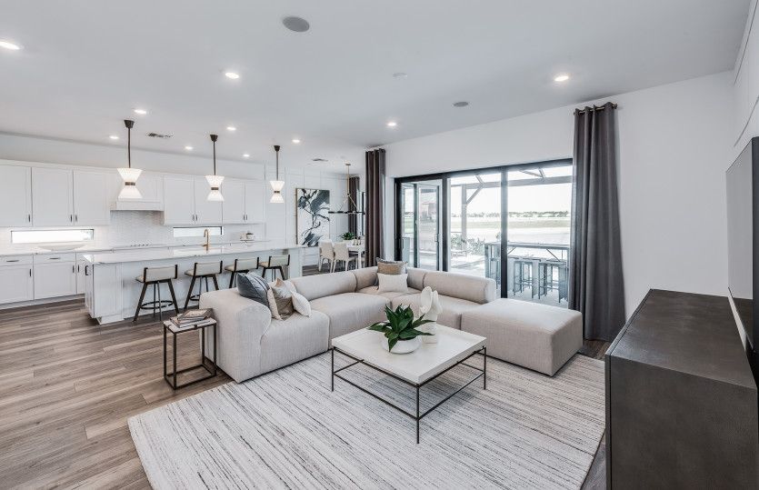 Open concept layout