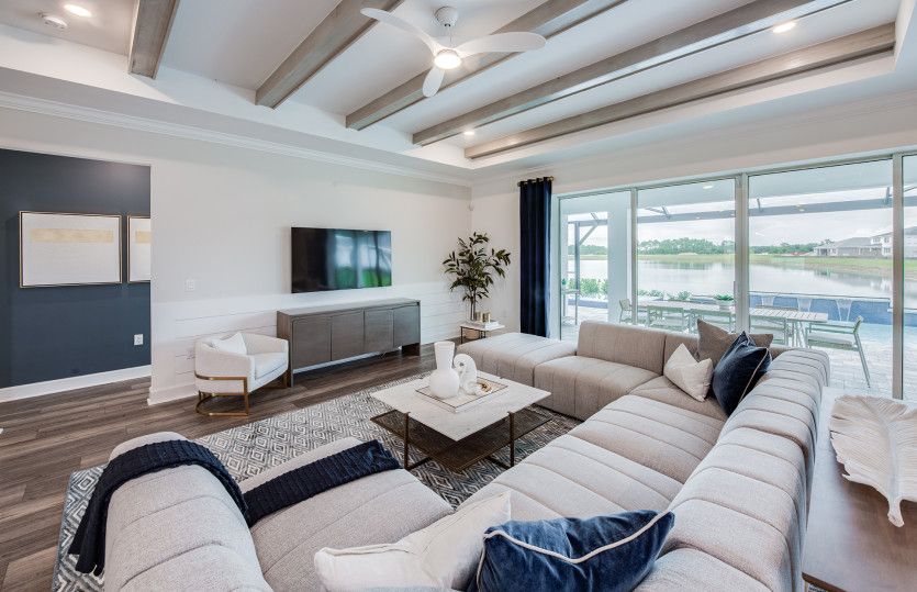 Bright and open gathering room