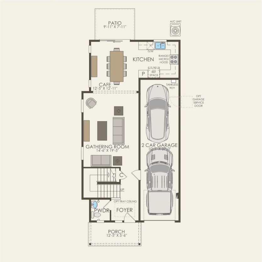 First Floor 3 br / 2.5 ba