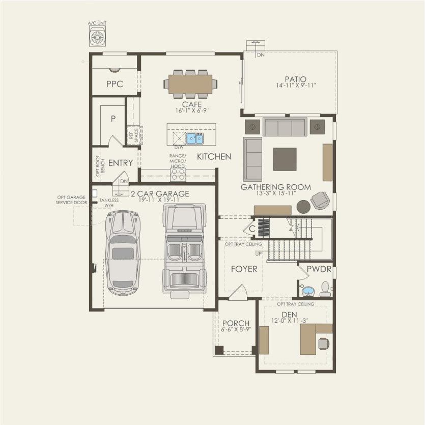 First Floor 4 br / 2.5 ba