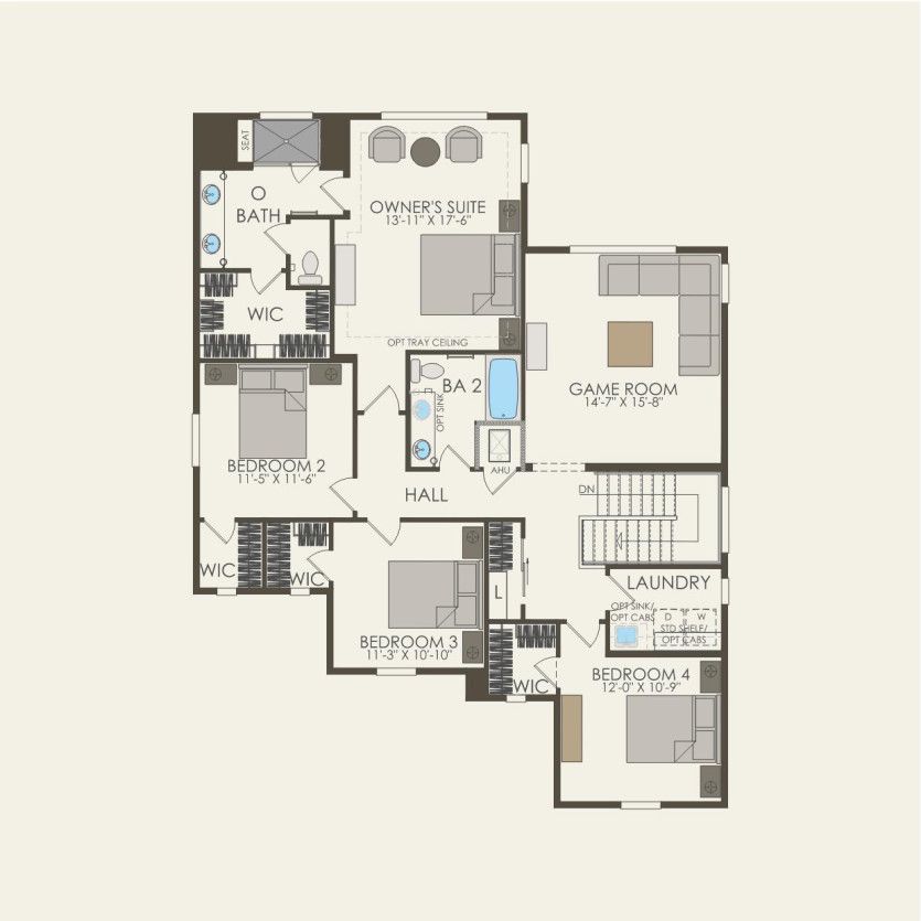 Second Floor 4 br / 2.5 ba