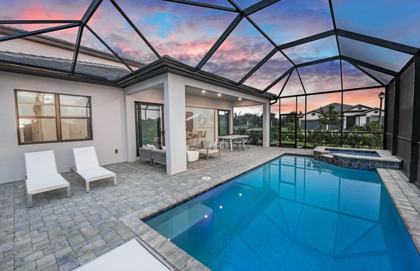 Soak up the sun in your screened-in lanai
