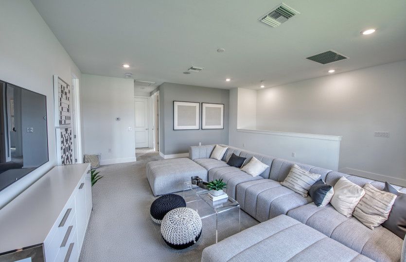 Make the loft space a play room or media center