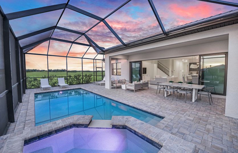 Soak up the sun in your screened-in lanai