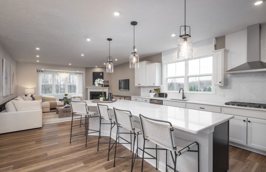 Large Central Kitchen Island