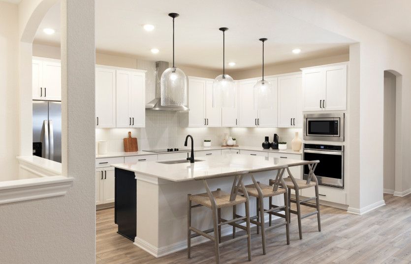 Bright Kitchen with Eat-In Island