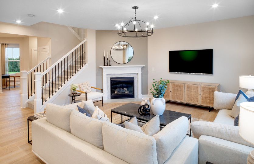 Gathering Room with Fireplace