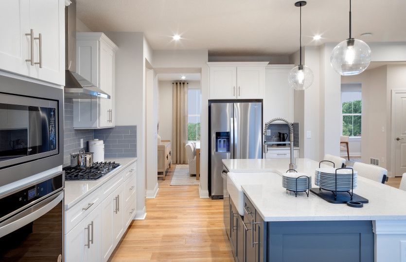 Kitchen with Built-in Appliances