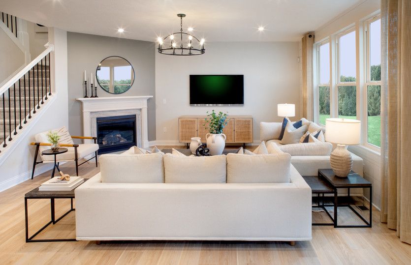 Gathering Room with Fireplace